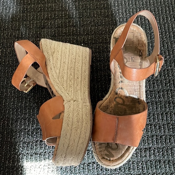 Sam Edelman size 8 leather wedge - Picture 2 of 6